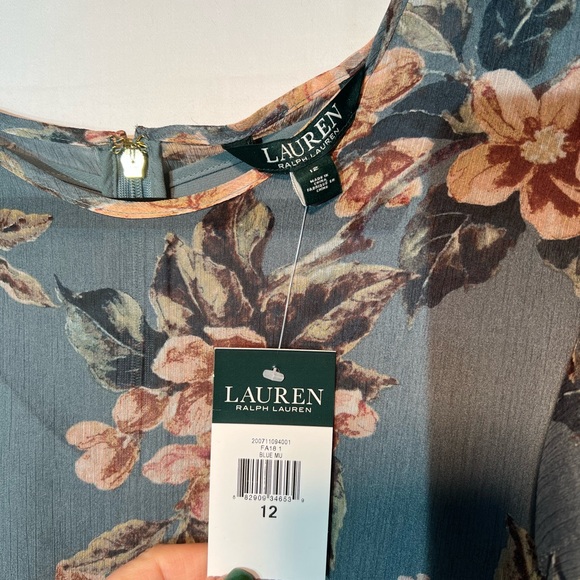 Ralph Lauren Floral Georgette Midi Dress - Picture 3 of 6